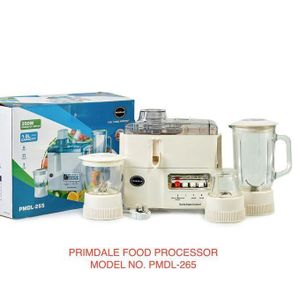 Primdale 4 in 1 Juicer -blender-grinder and mill food processor