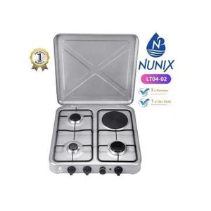 Nunix 3 Gas +1 Electric Table Top Cooker