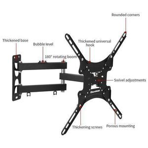 Home Design ROTATING 14 inch, 24 inch, 32 inch, 43 inch, 40 inch, 50 inch and 55 inch TILT ROTATING WALL MOUNT BRACKET