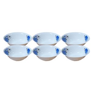 Sundabest Set Of 6 White Bowl (11127)