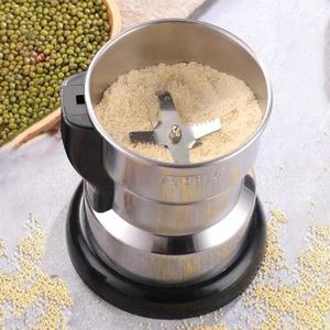 Electric Coffee Grinder /250W Powerful One-Touch Home Grinder / 500ml Grinder Smash Machine /Multi-Function for Grain Nuts Seasoning Coffee Beans Spices and More
