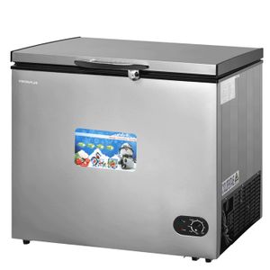 Vision Plus 200L Chest Freezers - Silver Finish (2YRs WRTY)
