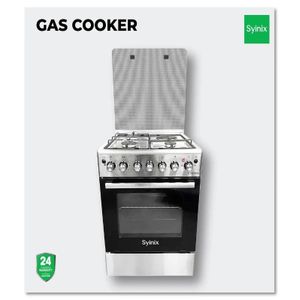 Syinix Cooker 60×60 3+1 Electric/Gas With Gas leakage sensor