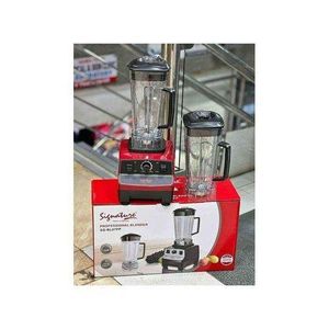 Signature 2000Watts Professional/Commercial Heavy Duty Mixer Blender For Ice Crushing And Uji Power, 2Ltrs Unbreakable Jar+extra Jar With Own Blades