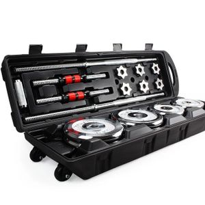 50kgs Weights Set Dumbbells/barbell With A Portable Case