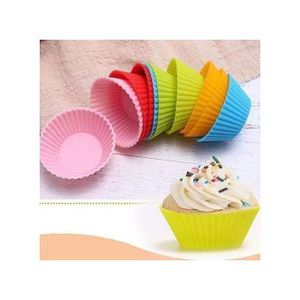 Silicon 12pcs muffin cup cakes mould