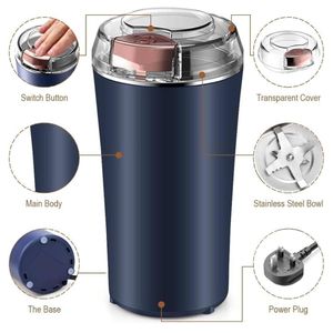 8 blade mini Dry food grinder multifunctional fine grinder