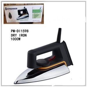 Premier Heavy Duty Dry NON STICK SOLEPLATE Iron Box