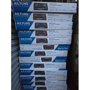 AILYONS 2 Burner Table Top Stainless Steel Gas Stove Cooker