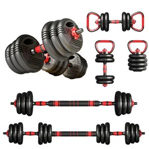 Classic Dumbbell Barbell Kettlebell Adjustable Weight Set - 40kg