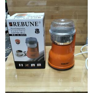 Rebune Portable Electric Coffee Grinder Portable Small Size, 150W Motor
