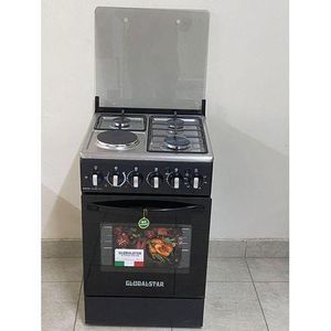 Globalstar Black 50*55 JET 3+1 Standing Cooker With Electric Oven