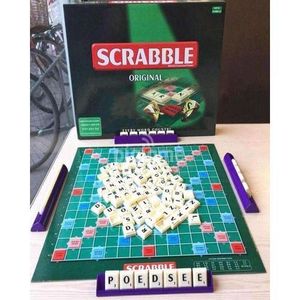 Scrabble 100 Letter Tiles Board Game