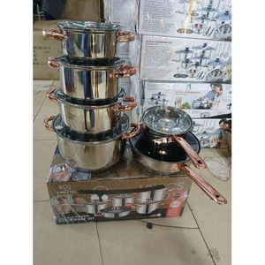 12 pcs stainless cookware