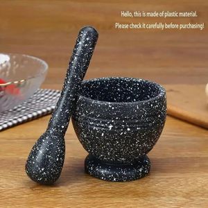 Manual Food Crusher, Grinding Bowl & Masher For Spices, Garlic, Herbs & Paste - Kitchen Crusher Tool,Herb Mortar,Spice Grinder Set