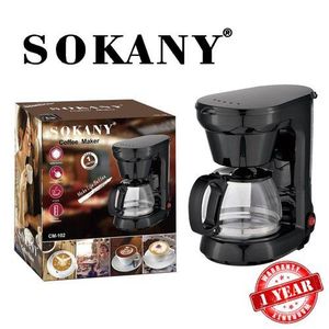 Sokany Coffee Maker Automatic Drip American Milk Tea Machine Coffee Pot (1YR WRTY)