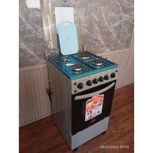 Eurochef Free Standing 3 Gas Burner +1 Electric Cooker