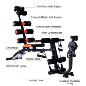 Abdominal Trainer Six Pack Care Abs Core Exercise Bench With Pedal