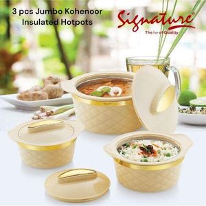 Signature 3Pcs Kohenoor Jumbo Insulated Hotpots