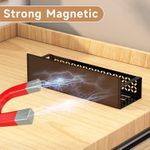 2pcs refrigerator magnetic spice rack, wall-mounted storage rack, with paper towel holder