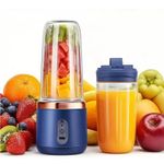 Portable USB Personal Mini Juicer Cup Handheld Travel Blender Single Double Cups for Water Bottles