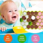 Silicone Honeycomb Ice Tray Ice Tray With Lid 37 Compartment