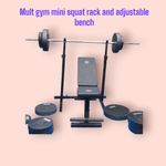 Gym benches ,weights and bars