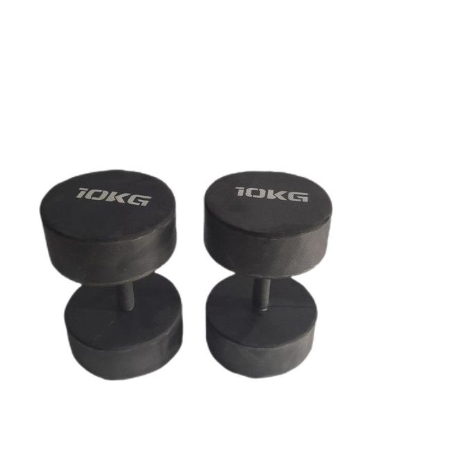 10kg dumbbells ( rubber coated)