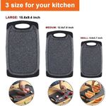 3pcs Kitchen Double Sided Cutting Board