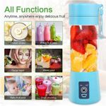 VIC 380ml - Portable Blender Bottle Juice Mixer - Rechargeable - Green