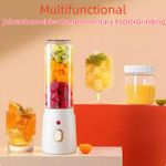 Portable Dual Cup USB Juicer - White