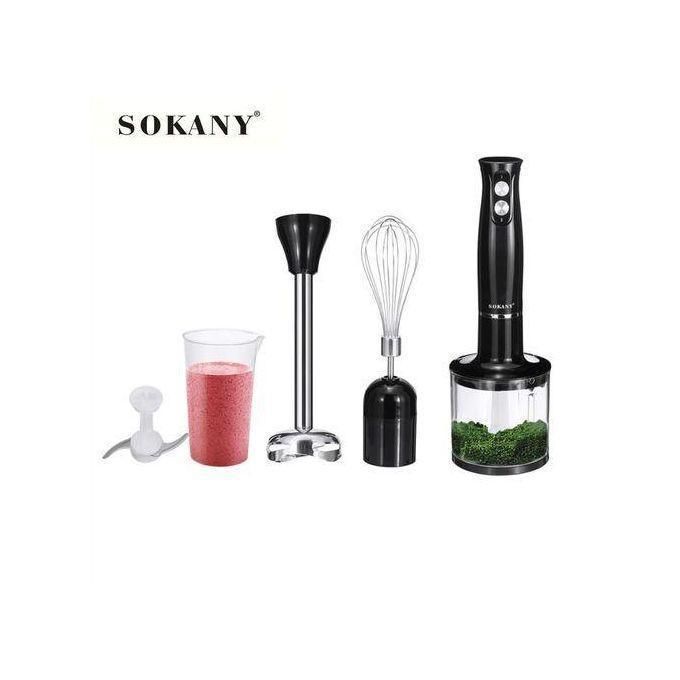 Sokany 4 In 1 Hand Blender Electric For Mixing, Soup, Whisk