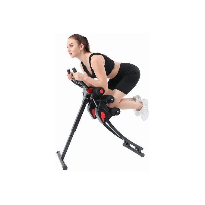 LASA LASA Foldable Fitness Ab Trainer – Abdominal Crunch Machine, Home Gym Equipment for Core Strength & Belly Fat Workout