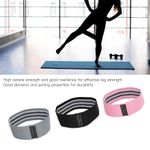 3PCS Resistance Bands Elastic High Pulling Force Exercise Workout Band for Legs Squat Hip Training