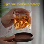2PK-Whiskey Glasses Unique Exquisite Mount Cocktails Drinking Glass Set