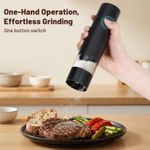 Inkbird Electric Salt & Pepper Grinder Set Adjustable Coarseness Spice Mill