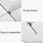 TodyJeyHo Collapsible Dish Drying Rack with Drip Tray 2 Tier Dish Drainer Rack