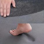 L-shaped household kitchen oil-absorbing and non-slip foot mat (150*150cm)