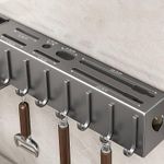 60CM k-n-ife rack with rod, chopstick storage rack, wall-mounted cutlery rack