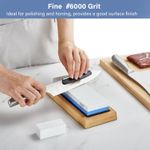 Inkbird Knife Sharpeners Corundum Whetstone 2-in-1 Knife Sharpening Stone