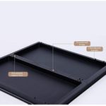 Folding Chess Board Set Gold Silver Travel Chess Board Game Sets Portable Beginner Chess Set Plastic for Children Adult Party