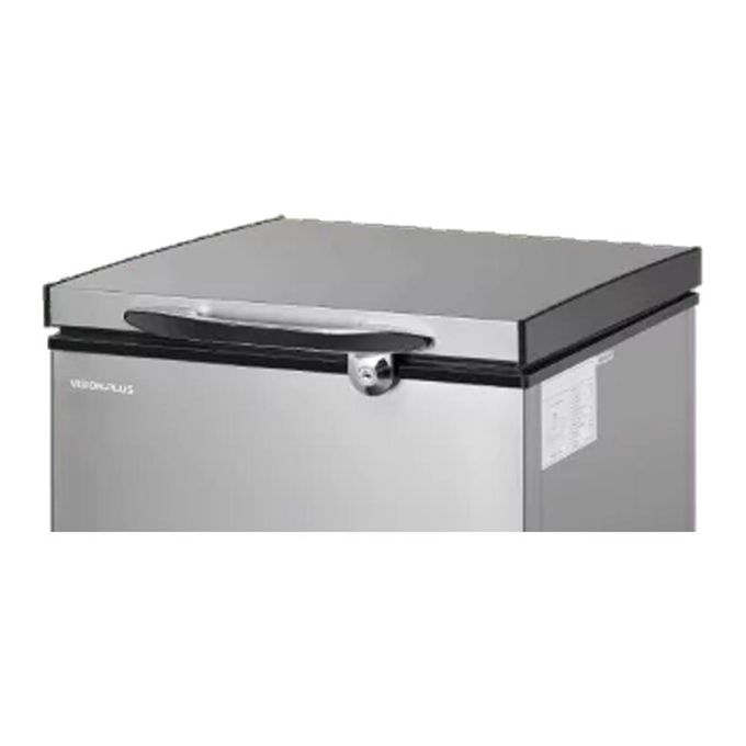 Vision Plus 150L Chest Freezers - Silver Finish (2YRs WRTY)