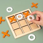 Making XO Tic Tac Toe Toys for Children's Intellectual and Logical Thinking Training