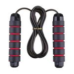 Nex Steel Wire Weighted Jump Skipping Rope For Fitness, Sport & Workout