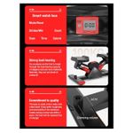 V Shape Fitness Stepper Exercising Machine With Resistant Band