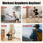 2 Heavy-Duty Cordless Hammers for Fitness Training - Black