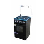 Vision Plus 3 Gas + 1 Electric Plate 50X50 Standing Cooker with Gas Oven, Black- (2 YRs WRTY)