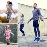 Red Weighted Jump Skipping Rope For Fitness & Workout