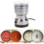 RAF Stainless Steel Multifunctional Electric Grinder & Coffee Maker - Mini Spice, Coffee, and Masala Grinder for Beans, Nuts, and Grains - Household Mixer Grinder-300W