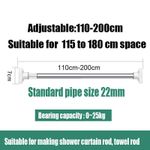 Clothes Hanger, retractable rod, curtain steel rod, adjustable clothes/Curtain rod, kitchen adjustable rod, Hanger, shower curtain rod, expandable curtain rod,